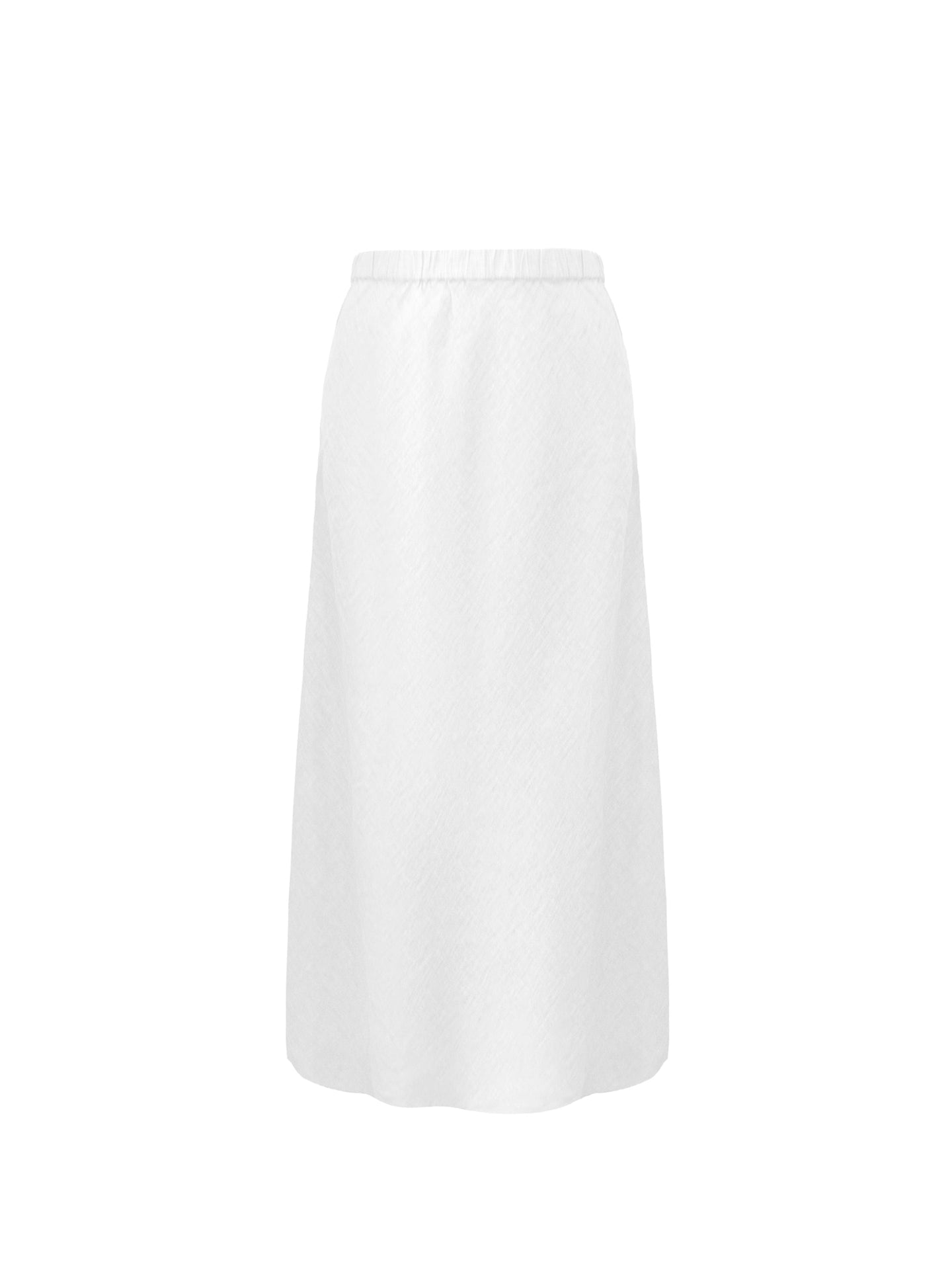 Tabby linen skirt