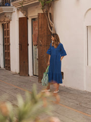 Blue Cotton Dress