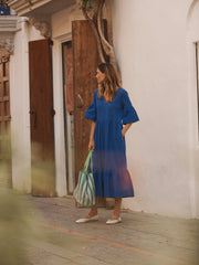 Blue Cotton Dress
