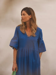 Blue Cotton Dress