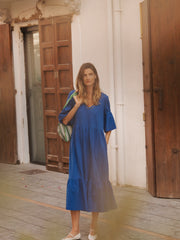 Blue Cotton Dress