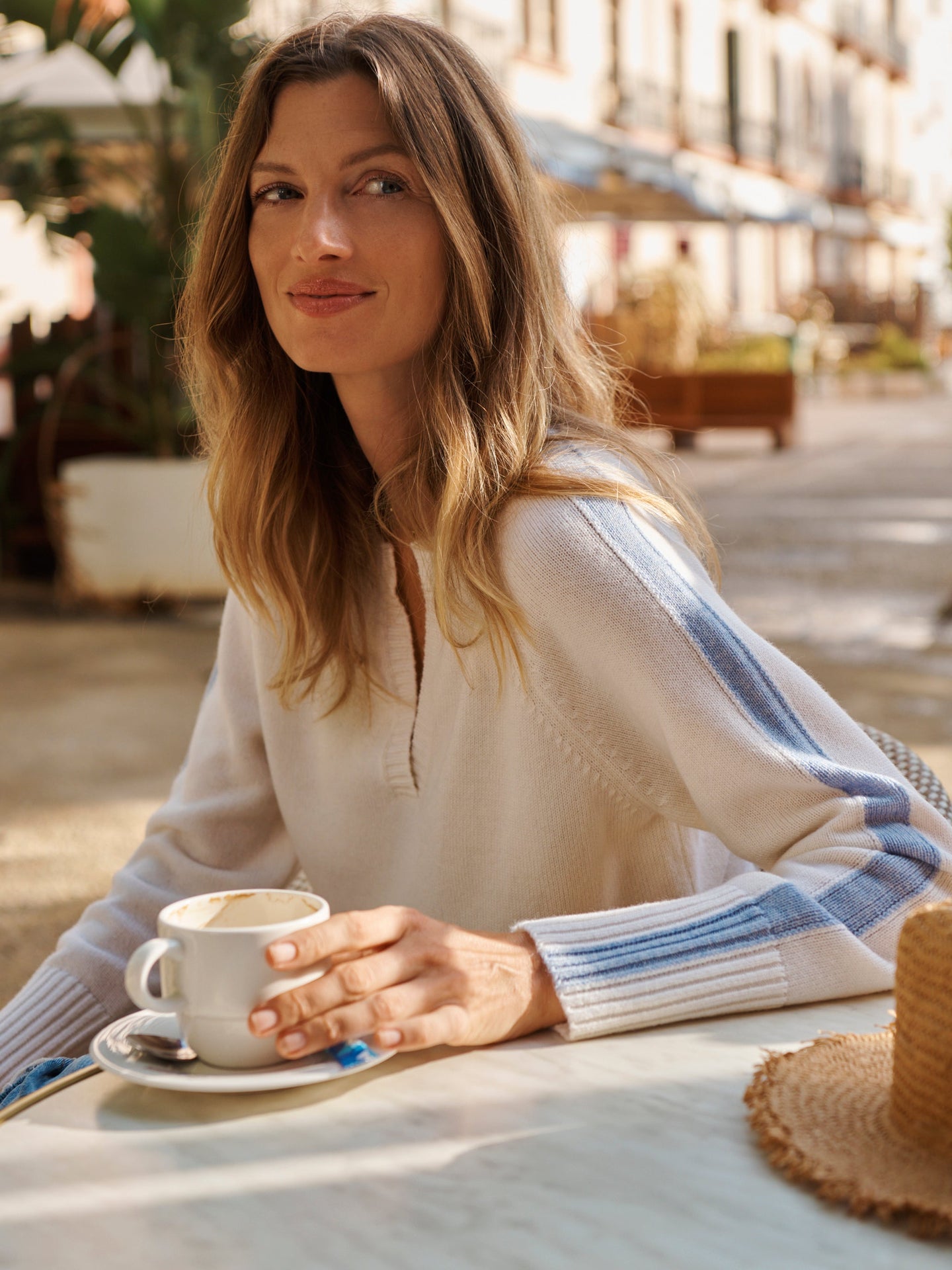 Blue Cashmere Sweater