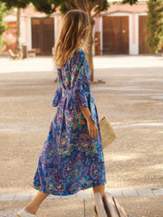Printed Silk Dress