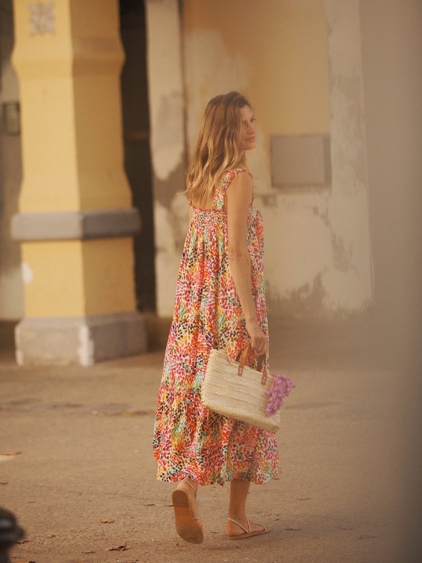 Printed Viscose Dress