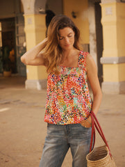 Printed Viscose Top