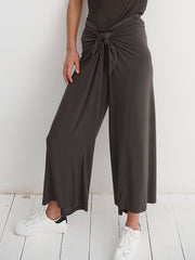 Evie jersey tie front trouser
