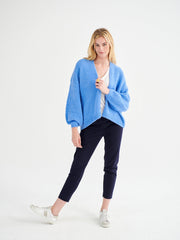 Misha alpaca blend cardigan - Blue