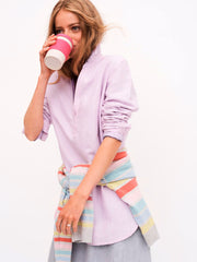 Chrissie linen cross dyed shirt