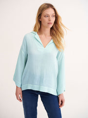 Serena cotton polo shirt