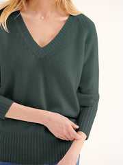 Mari perfect cashmere sweater - Khaki