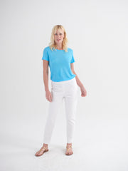 Frenchie cotton stretch trousers