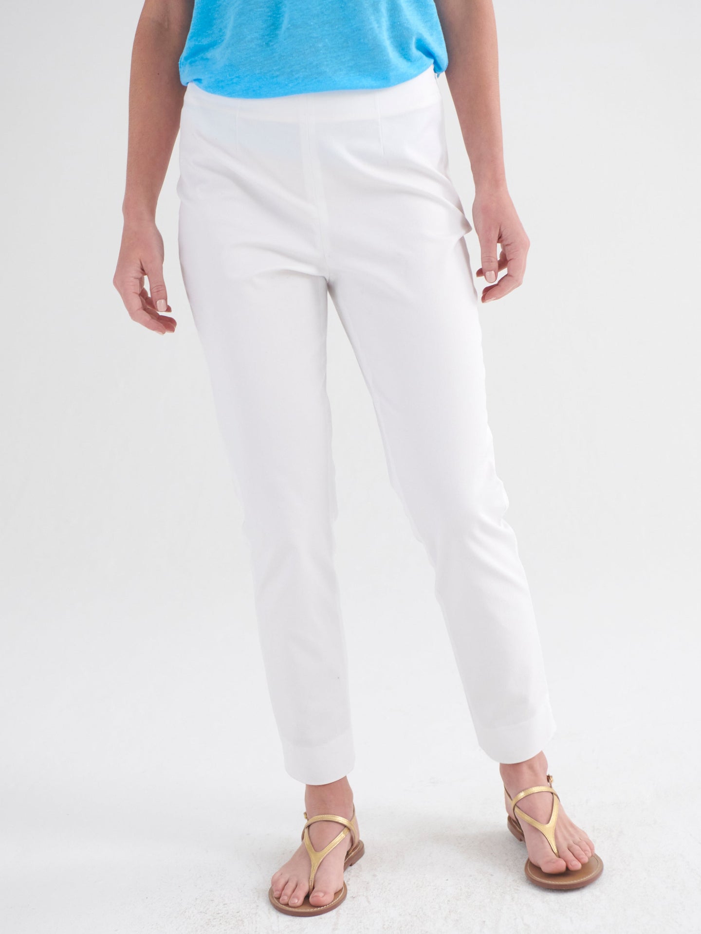 Frenchie cotton stretch trousers