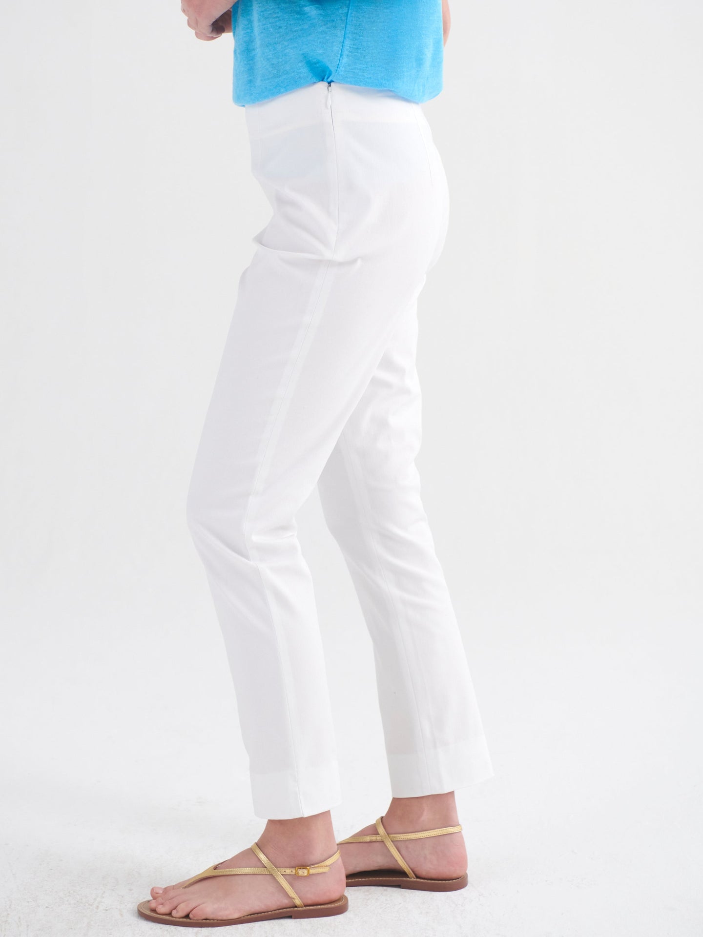 Frenchie cotton stretch trousers