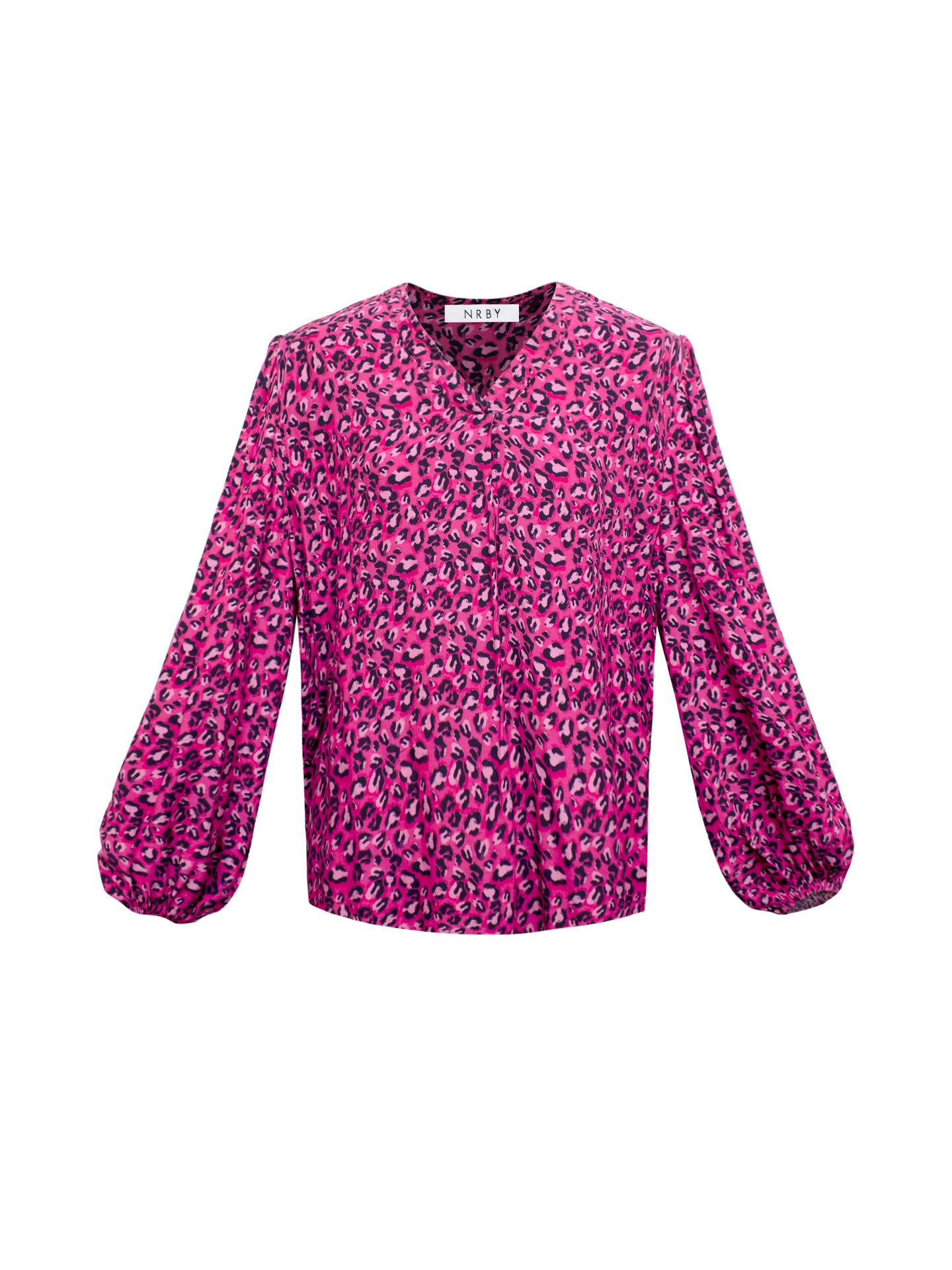 Marnie pink leopard print shirt