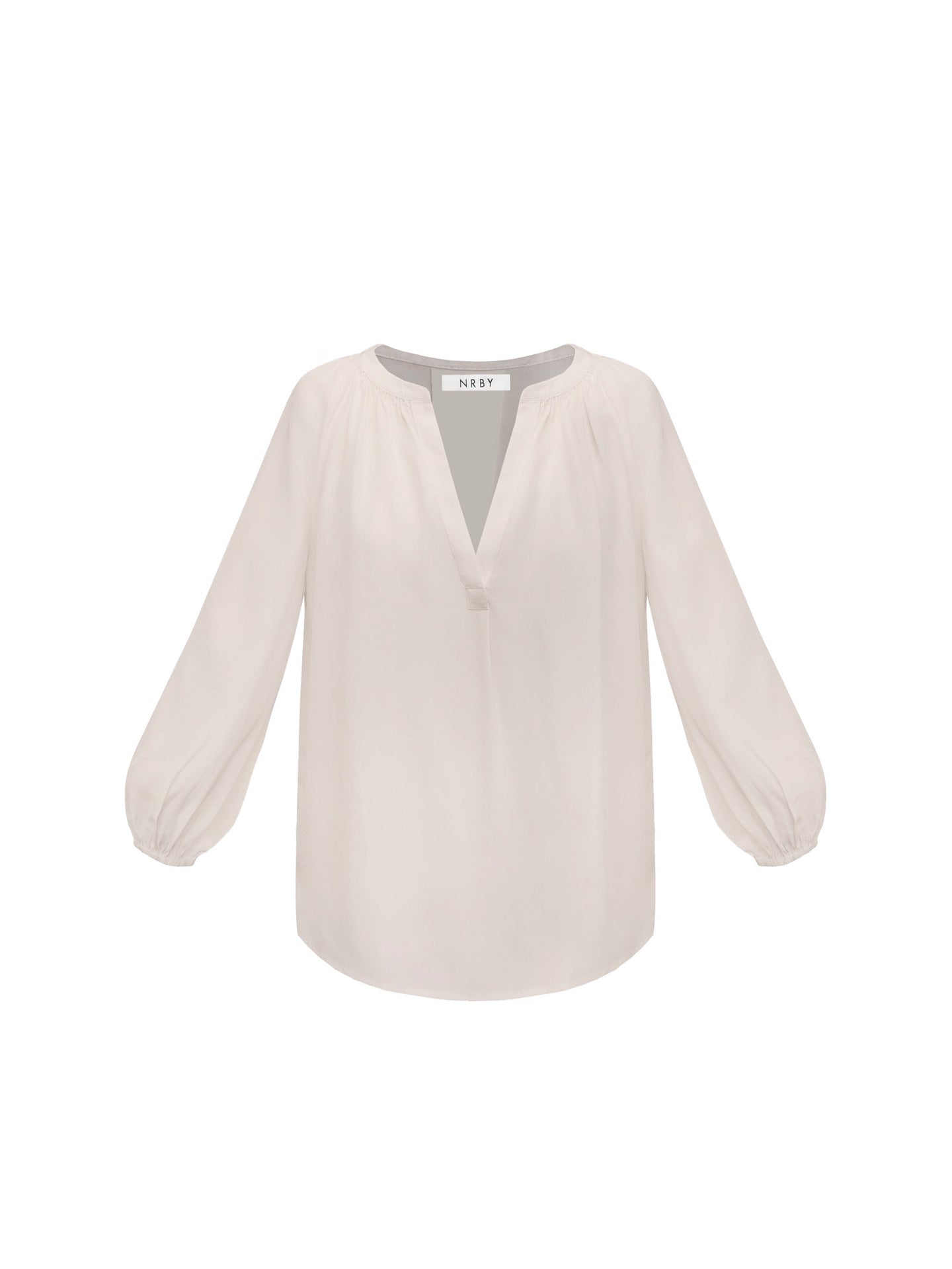 Olivia silk drapey shirt