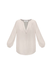 Olivia silk drapey shirt