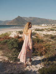 Nini stripe maxi dress