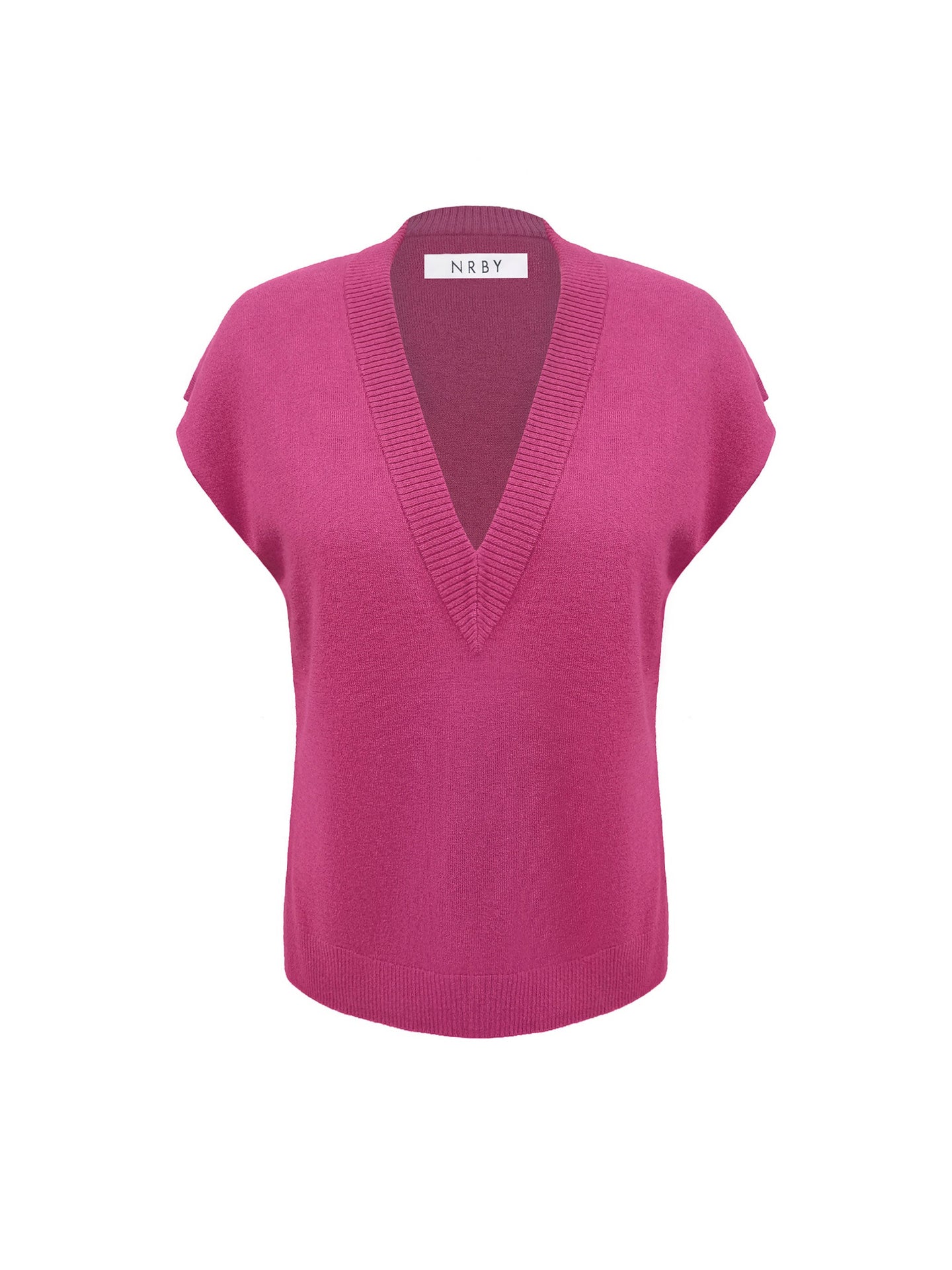 New Willow v-neck tank - Magenta