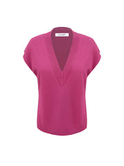 New Willow v-neck tank - Magenta
