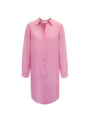 Phil linen shirt dress