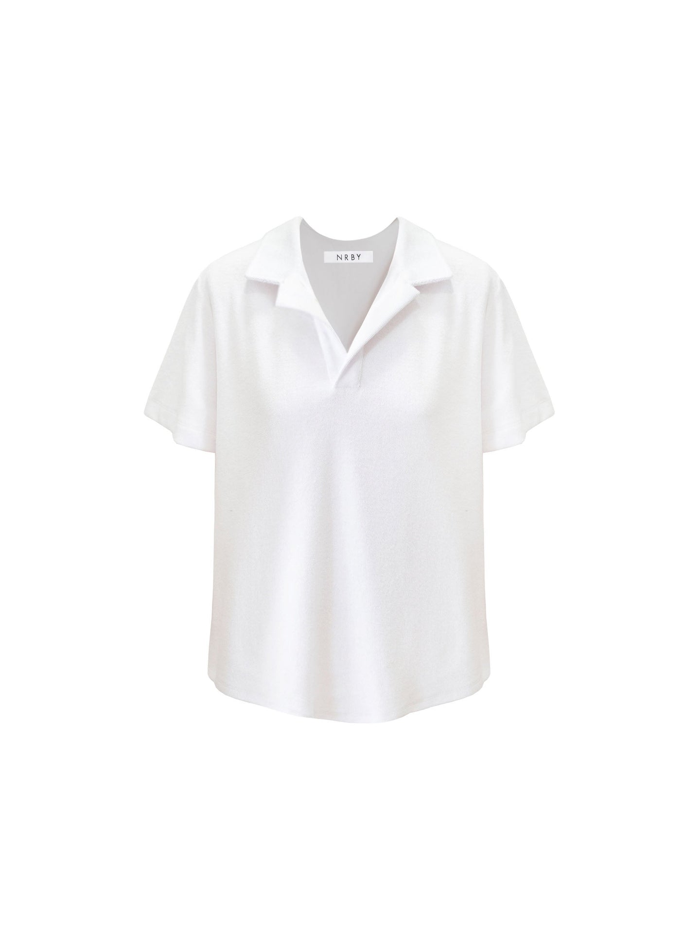 Isla towelling polo shirt