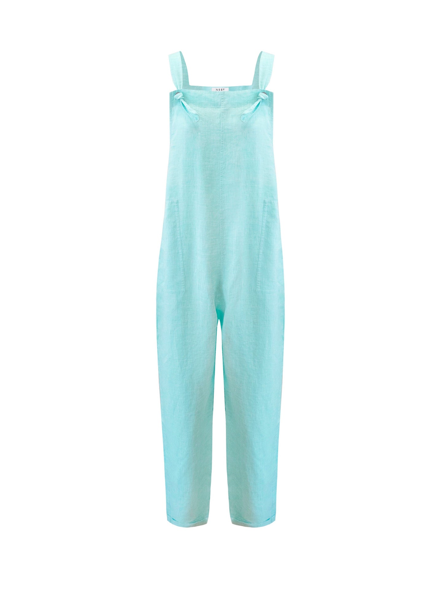 Carrie linen dungaree - Jade