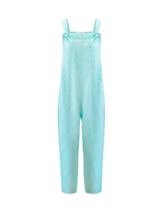 Carrie linen dungaree - Jade