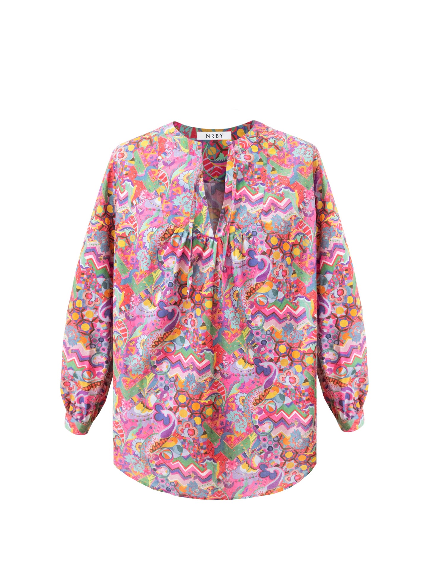 Natasha tie neck shirt