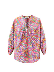 Natasha tie neck shirt