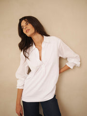 Aria cotton shirt - White