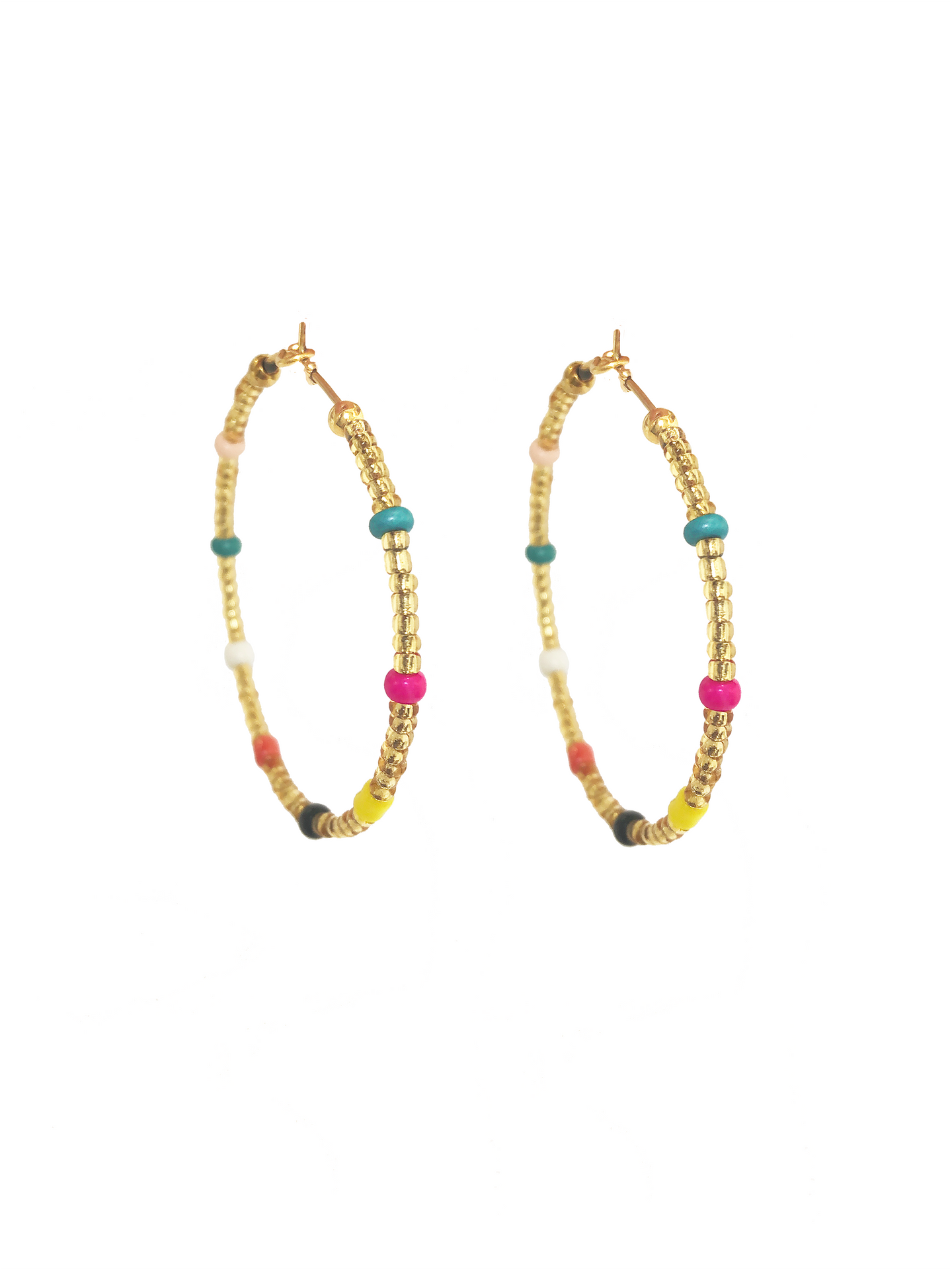 Multicolour Beaded Earrings