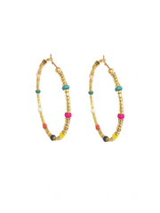 Multicolour Beaded Earrings