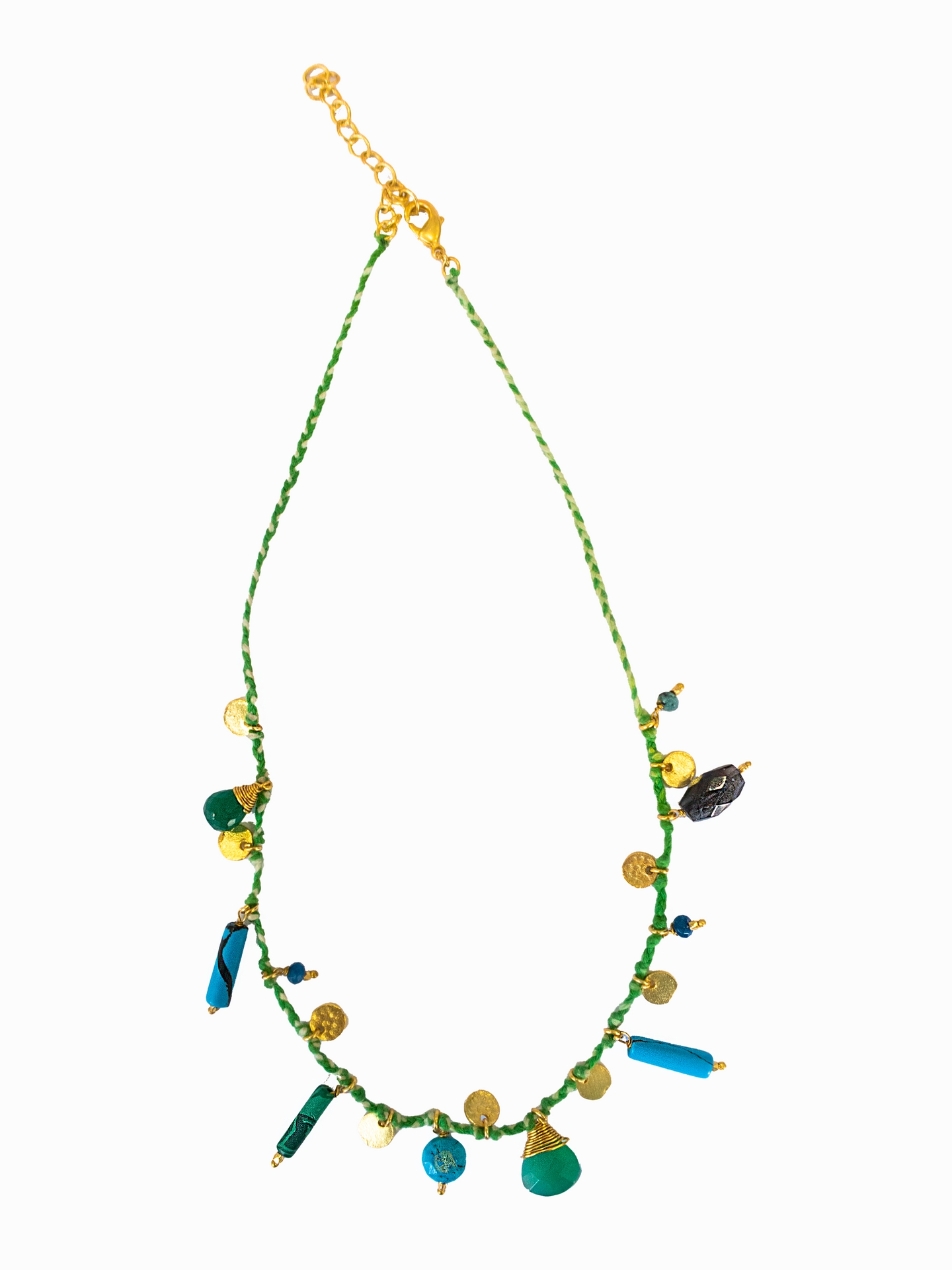 Green Charm Necklace