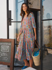 Printed Viscose Dress