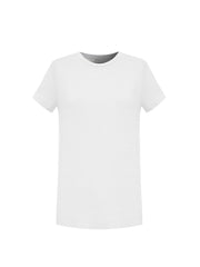 Charlie linen crew neck t shirt - White