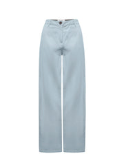 Cole cotton chino - Light Aqua