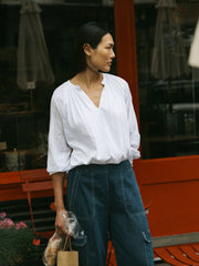 Anita cotton shirt - White