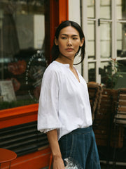 Anita cotton shirt - White