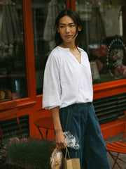 Anita cotton shirt - White