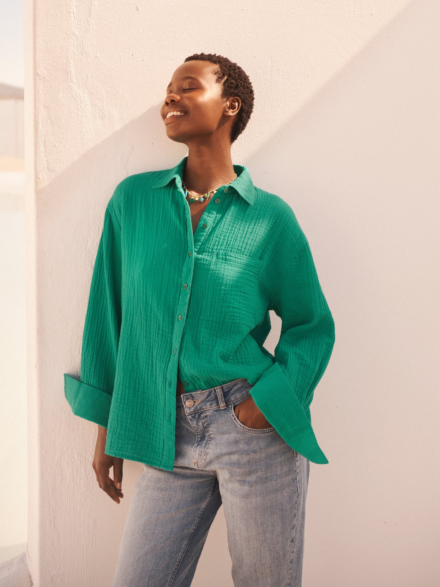 Green Cotton Shirt