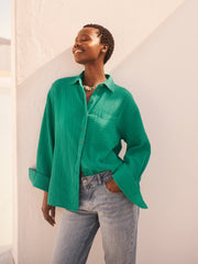Green Cotton Shirt