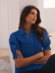 Blue Cotton Shirt