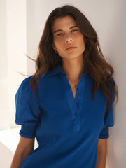 Blue Cotton Shirt
