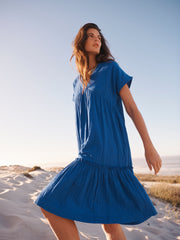 Blue Cotton Dress