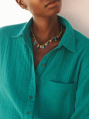 Green Charm Necklace