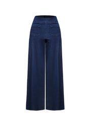 Lark denim wide leg pull on jean - Dark Wash