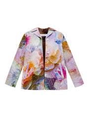 Capulet linen etched flowers jacket