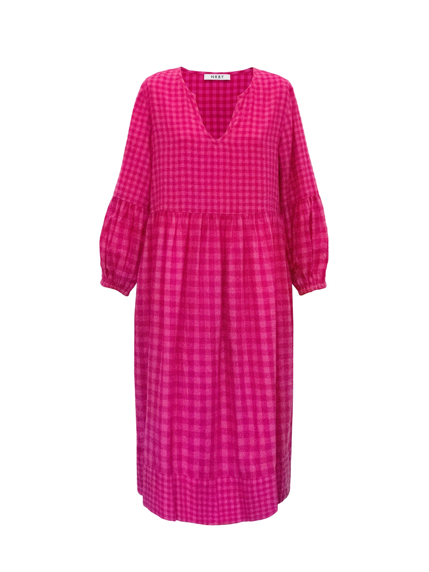 Fliss brushed cotton check dress
