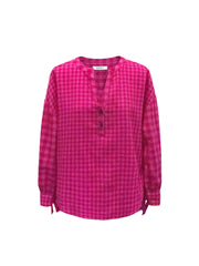Heidi brushed cotton check shirt