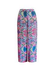 Ellie silk paisley palazzo pant